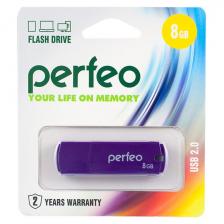 USB Flash PERFEO PF-C05P008 USB 8GB фиолетовый BL1