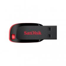 Флешка SanDisk Cruzer Blade 128Gb (SDCZ50-128G-B35) USB2.0 черный/красный