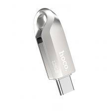 USB Флеш-накопитель hoco UD8 Smart 128 ГБ, серебристый