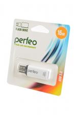 Носитель информации PERFEO PF-C13W016 USB 16GB белый BL1 – фото 1