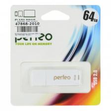 USB-накопитель (флешка) Perfeo C04 64Gb (USB 2.0), белый