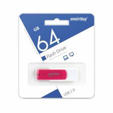 Флешка 64Gb USB Drive <USB2.0> SmartBuy Diamond Pink (SB64GBDP)