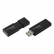 USB Flash накопитель 128GB Kingston DataTraveler 100 (DT100G3/128GB) USB 3.0 Черный – фото 1