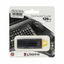 USB-накопитель (флешка) Kingston DataTraveler Exodia 128Gb (USB 3.2), черный
