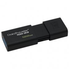 Флешка USB Kingston DataTraveler 100 G3 128ГБ, USB3.0, черный [dt100g3/128gb]