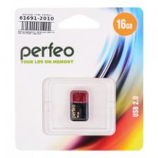 USB-накопитель (флешка) Perfeo M04 16Gb (USB 2.0), красный