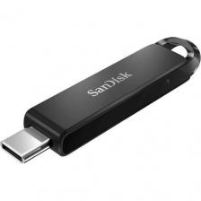 Флешка USB (Type-C) Sandisk SDCZ460-128G-G46 128ГБ, USB3.1, черный