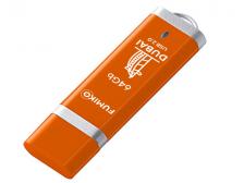 USB Flash Drive 64Gb - Fumiko Dubai USB 2.0 Orange FU64DUORANGE-01 / FDI-35
