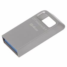 Флешка 64Gb Kingston DataTraveler Micro 3.1 DTMC3/64GB, USB3.1 серебристая