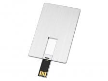 USB Флеш-накопитель Card Metal 16 ГБ, серебристый – фото 3