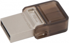 Флеш-накопитель Kingston DataTraveler microDuo 16Gb (USB 2.0/microUSB)