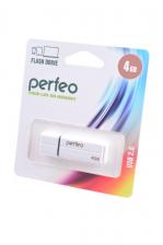 Носитель информации PERFEO PF-C01G2W004 USB 4GB белый BL1 – фото 1
