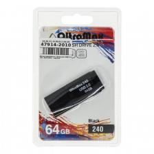 USB-накопитель (флешка) OltraMax 240 64Gb (USB 2.0), черный