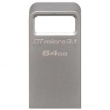 Флеш накопитель 64GB Kingston DataTraveler Micro, USB 3.1 {DTMC3/64GB}