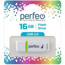 Носитель информации PERFEO PF-C11W016 USB 16GB белый BL1 – фото 3