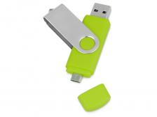 USB Флеш-накопитель Квебек OTG 16 ГБ, зеленый
