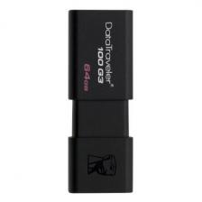 Флеш накопитель 64GB Kingston DataTraveler Traveler 100 G3, USB 3.0, черный {DT100G3/64GB}