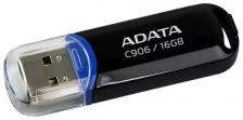 Флешка A-Data 16Gb C906 (AC906-16G-RBK) USB2.0 Black