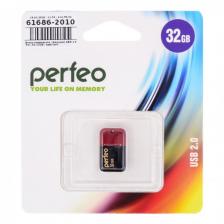 USB-накопитель (флешка) Perfeo M04 32Gb (USB 2.0), красный