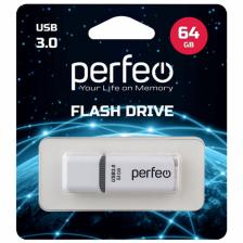 USB Флеш-накопитель Perfeo C12 64 ГБ, белый