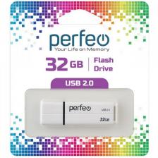 Носитель информации PERFEO PF-C01G2W032 USB 32GB белый BL1
