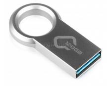 Флешка Qumo Ring 128Gb, USB 3.0, Серый QM128GUD3-Ring Флешка Qumo Ring 128Gb, USB 3.0, Серый QM128GUD3-Ring