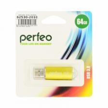 USB-накопитель (флешка) Perfeo C14 64Gb (USB 3.0), золото