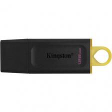 Флешка USB Kingston DataTraveler Exodia 128ГБ, USB3.0, черный и желтый [dtx/128gb]