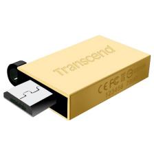 USB Flash накопитель 16GB Transcend JetFlash 380G (TS16GJF380G) USB 2.0 + microUSB (OTG) Золотистый – фото 1 USB Flash накопитель 16GB Transcend JetFlash 380G (TS16GJF380G) USB 2.0 + microUSB (OTG) Золотистый – фото 1