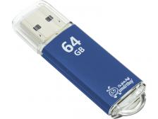 USB Flash Drive SmartBuy V-Cut USB 2.0 64Gb Blue SB64GBVC-B3