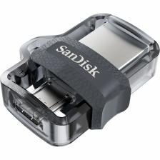 USB Flash накопитель 16GB SanDisk Ultra Dual Drive m3.0 (SDDD3-016G-G46) USB 3.0 + microUSB (OTG) Черный – фото 2