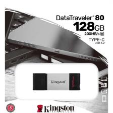 Флеш-диск Type C Kingston DataTraveler 80 200R 128GB Type-C (DT80/128GB)