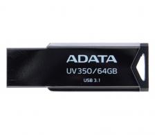 USB Флеш-накопитель ADATA Флэш драйв Adata 64GB, AUV350-64G-RBK 64 ГБ, черный USB Флеш-накопитель ADATA Флэш драйв Adata 64GB, AUV350-64G-RBK 64 ГБ, черный