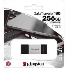 USB Flash накопитель 256GB Kingston DataTraveler 80 (DT80/256GB) USB Type C Черный – фото 4