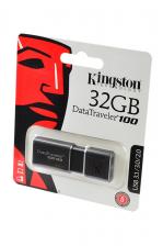 Носитель информации KINGSTON USB 3.1/3.0/2.0 32GB DataTraveler 100 G3 черный BL1 – фото 1
