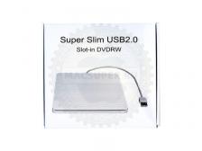 Корпус USB 2.0 к внутреннему DVD Super Slim Slot-in DVDRW для MacBook, MacBook Pro, iMac