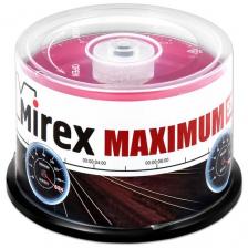 Оптический диск CD-R Mirex 700Mb, 52x, cake box, 50шт.