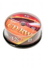 Перезаписываемый компакт-диск VS CD-RW 80 4-12x CB/25 (Комплект 25 шт.) – фото 1