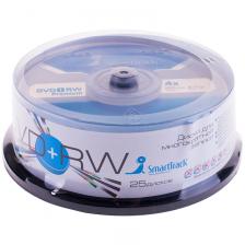 Диск DVD+RW Smart Track, 4.7Gb, 4x, Cake Box, 25 штук
