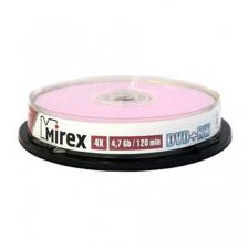 Диск DVD+RW Mirex 4.7 Gb, 4x, Cake Box (10), (10/300) 202639 {UL130022A4L}