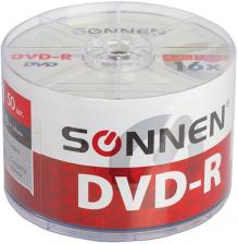 DVD-R диск Sonnen 47Gb 16x Bulk, 50 шт