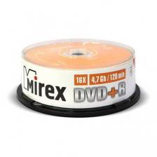 Диск DVD+R Mirex 4.7 Gb, 16x, Cake Box (25), (25/300) 202509 {UL130013A1M}