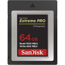 Карта памяти SanDisk CFexpress 64GB type B Extreme PRO 1500/800 MB/s SDCFE-064G-GN4NN