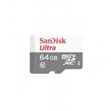 Карта памяти Sandisk Ultra 64GB MicroSDXC Class 10/UHS-I/48Мб/с SDSQUNB-064G-GN3MN