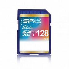 Карта памяти SD 128Gb Silicon Power Elite SDXC SP128GBSDXAU1V10 (50/15 MB/s)