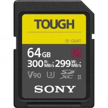 Защищенная карта памяти Sony 64GB SF-G Tough Series UHS-II SDXC SF-G64T/T1