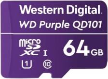 Карта памяти microSDHC UHS-I U1 WD Purple на 64 ГБ