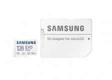 Карта памяти Samsung EVO Plus 128GB MicroSDXC Class 10/UHS-I/U3/130Мб/с MB-MC128KA/RU – фото 1