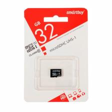 Карта памяти Smartbuy microSD, 32 Гб, SDHC, UHS-I, класс 10 – фото 1