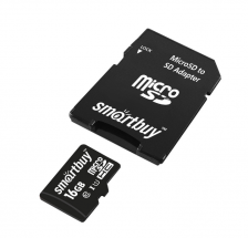 Карта памяти microSD Smartbuy 16GB Class10 UHS-I (U1) 10 МБ/сек без адаптера – фото 1